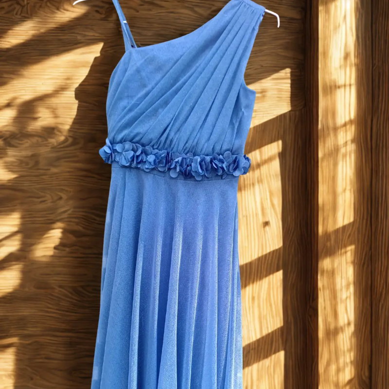 Shimmery Glitter Blue Dress