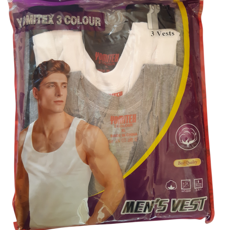 Yomitex 3 colour singlet