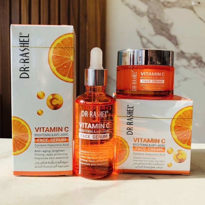 Dr.Reshel vitamin C face cream and face serum