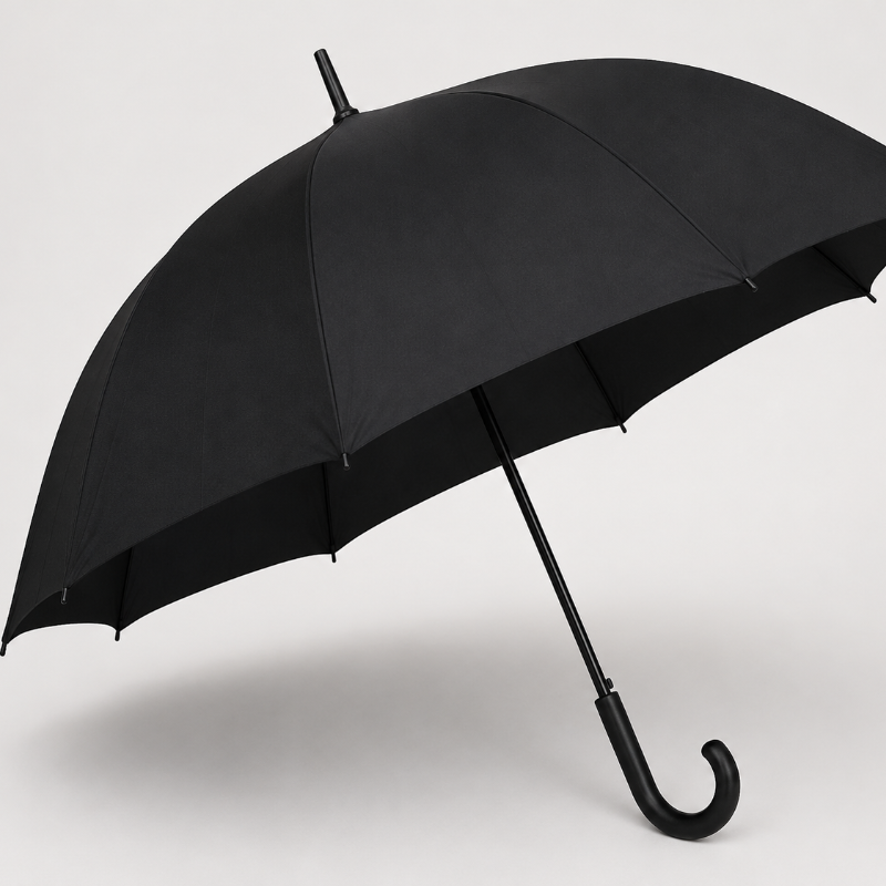 black umbrella