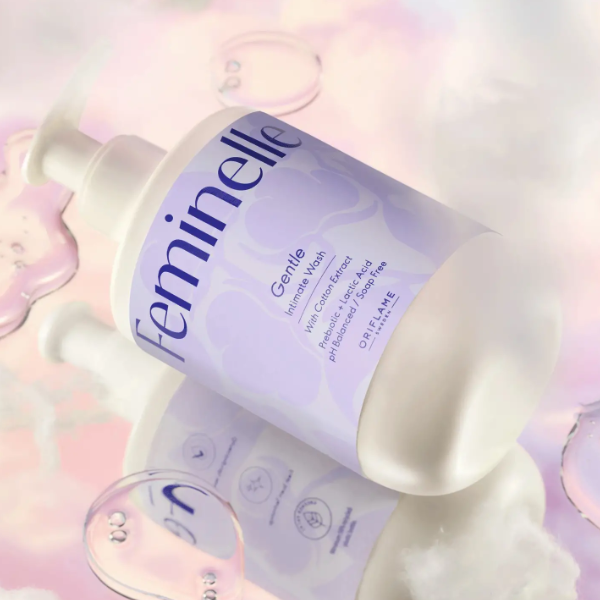*Feminelle Gentle Soap Free Intimate Wash with Cotton Extract