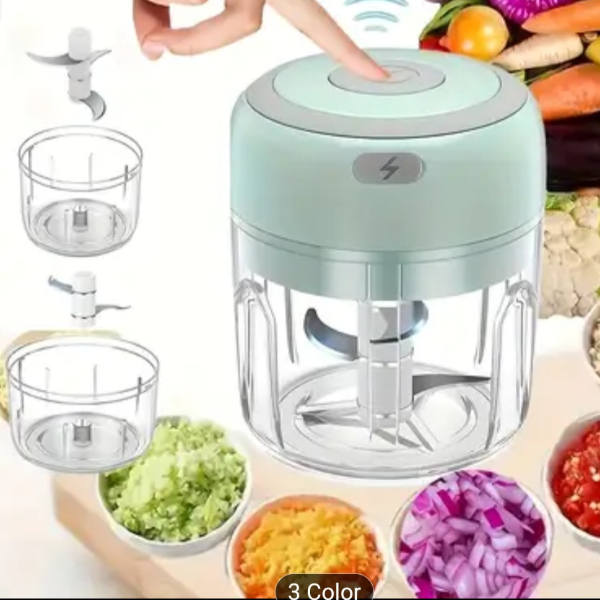 Portable Mini food processor stainless steel sharp blade