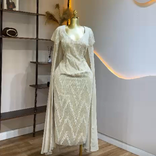 Elegent Timeless luxury shinning dress