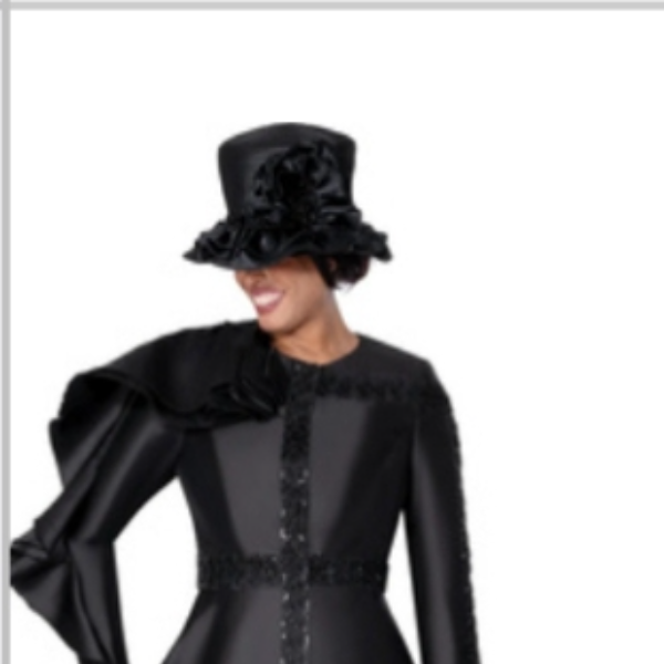 2pcs. Black Suit with black stones