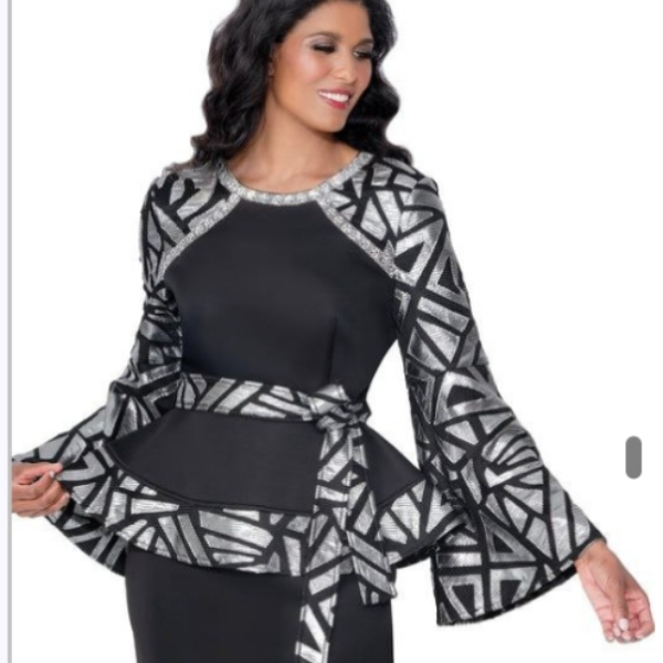 Scuba Black and Silver Pattern