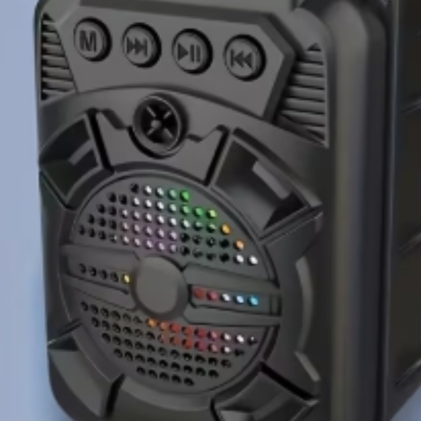 Portable Wireless Speaker with LED Light