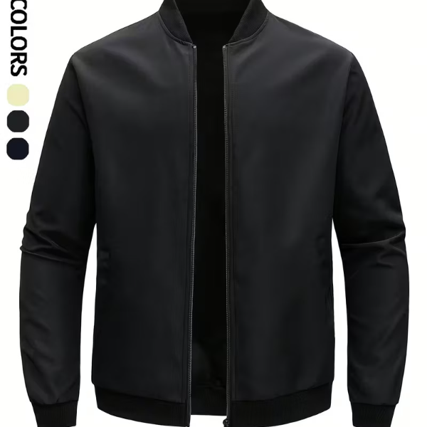 Pearson OBM men's solid-color lightweight jacket for outdoor sports and casual wear