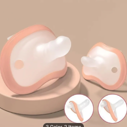 Soft Silicone Baby Pacifier with Thumb Nipple, Newborn Soother, Perfect for New Mom