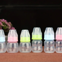 Baby Bottle with Standard Caliber - PP Plastic Feeding Bottle, / for Breastmilk, Formula, & Nutrition - Assembly (No Handle) - Ideal for Breastfeeding Moms & Bottle Feeding 0-2