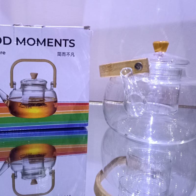 GOOD MOMENTS GLASS TEAPOT