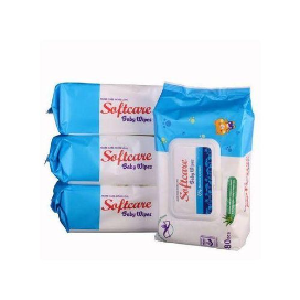 Softcare Baby Wipes by 80(80 PCS ×12,Packs