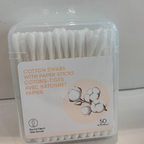 Cotton swabs with paper stick(50 pcs)