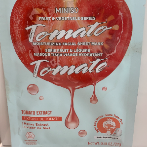 Fruit & vegetable series tomato moisturizing facial sheet mask