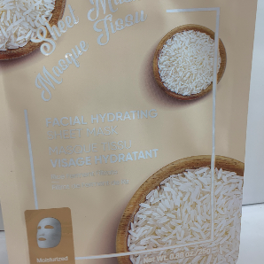 Facial hydrating sheet mask(rice ferment filtrate)