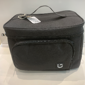 Solid color large capacity crossbody Lunch bag(Black)