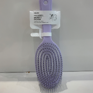 Flexible vented hair brush