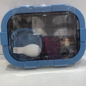 Large capacity compartment lunchbox 1350ml( blue)