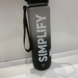 Gradient plastic bottle with one_touch flip top