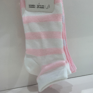 Women’s striped low-cut socks (3pairs)