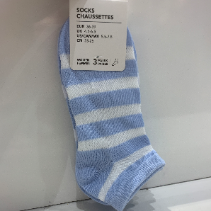 Women’s striped low-cut socks (3pairs)