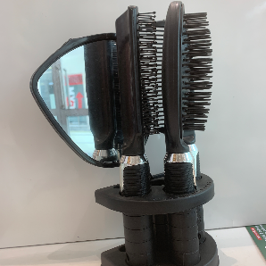 Quality hair brush set with mirror