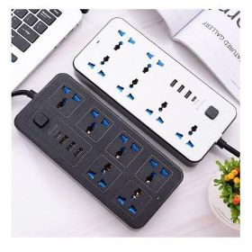 Extension sockets with USB