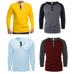 4 In One Button T-Shirts