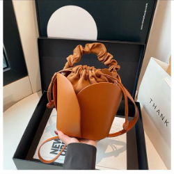 Leather Bucket Bag