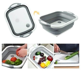 3 In1 Kitchen Foldable Cutting, Chopping Board