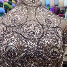 A&V Beaded Aso Ebi Lace+gele