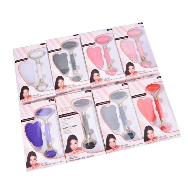 Facial Set Jade Roller And Gua Sha Facial Massage Tool Set