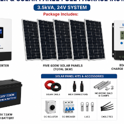 3.5kva 24v Inverter and Solar Setup