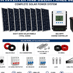 5kva Inverter and solar panel Setup