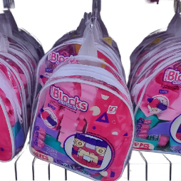 Kids Building Blocks Backpack Set