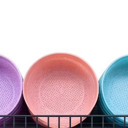 Round Plastic Drainage Basket