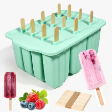 Share this product    12 Holes Popsicle Maker – Reusable Ice Cream Mold Set With Sticks For Homemade Ice Pops